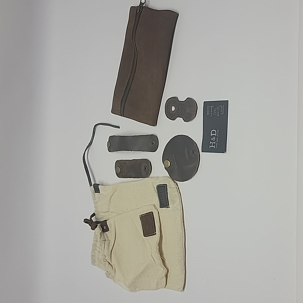 Hide and Drink travel tech bag pouch leather